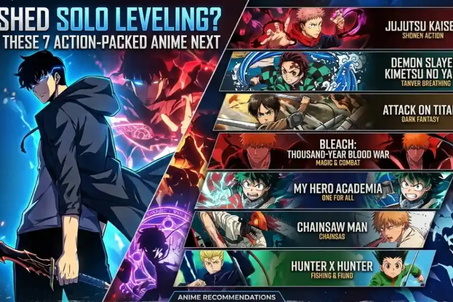 Finished Solo Leveling? Watch These 7 Action-Packed Anime Next 23 Finished Solo Leveling? Watch These 7 Action-Packed Anime Next